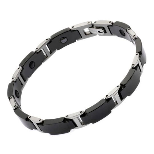 TIENS vyriška apyrankė „Ti-Energy“ CRYSTAL BLACK